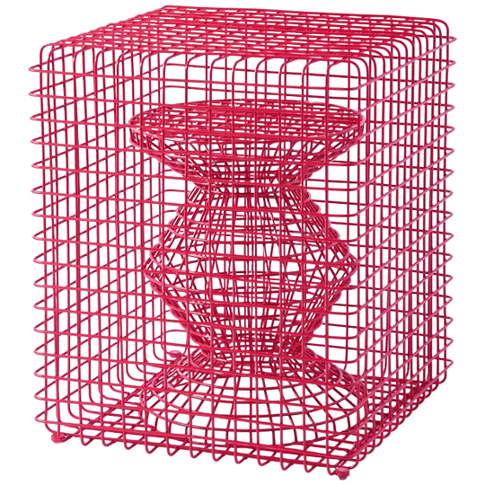Polspotten | Wire Zig Zag Kruk 1