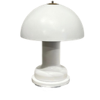 Italiaanse Vintage Witte Mushroom Lamp thumbnail 1