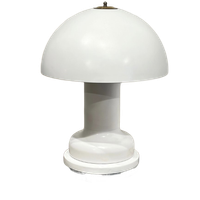 Italiaanse Vintage Witte Mushroom Lamp