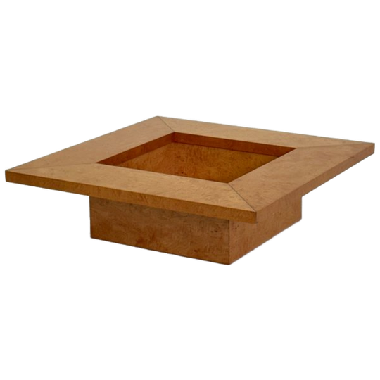 Vierkante Salontafel / Bar Tafel Van Smania Met Wortelhout 1