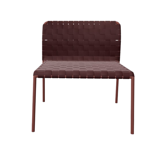 Andreu World Costa Stoel Aluminium Poedercoating Rood 1