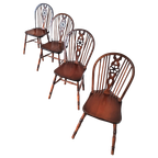 4 X Wheelback / Windsor Chairs / Marked thumbnail 1