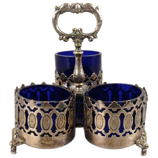 Wmf Verzilverd Peper & Zoutstel 1