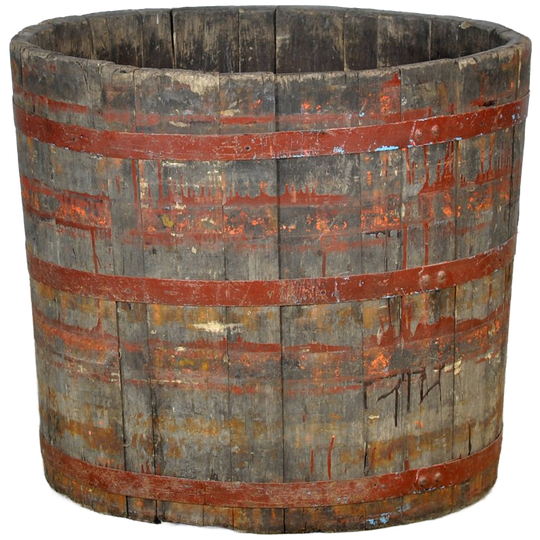 Authentieke Eiken Opslag Ton, Circa 1910 1