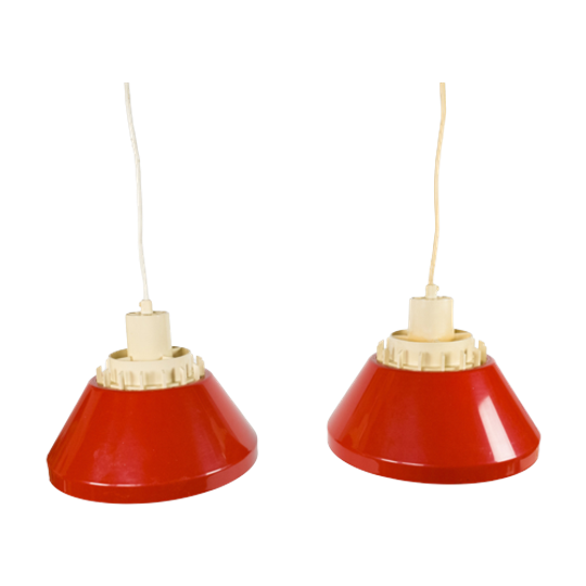 Lyskaer Belysning - Made In Denmark - Model 854 - Set (2) - Hanglampen - Kunststof - Mid Century 1