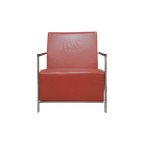 Rode Leren Harvink Alowa Design Fauteuil thumbnail 1