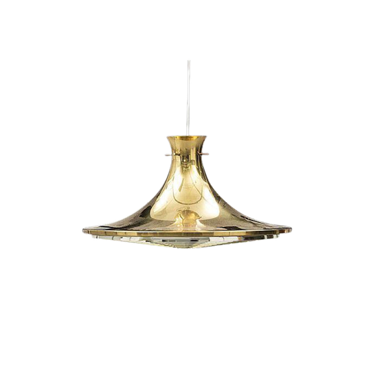 Gouden Vintage Hanglamp, Zweden 1960 1