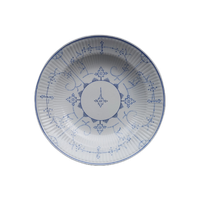 Vintage Bord Boch Copengague.blauw, Wit Borden