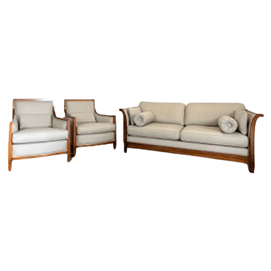 Schuitema Art Deco Set: Bank En Twee Fauteuils 1