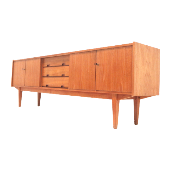 Groot Vintage Dressoir Met Prachtige Handgrepen Gemaakt In De Jaren '60 1