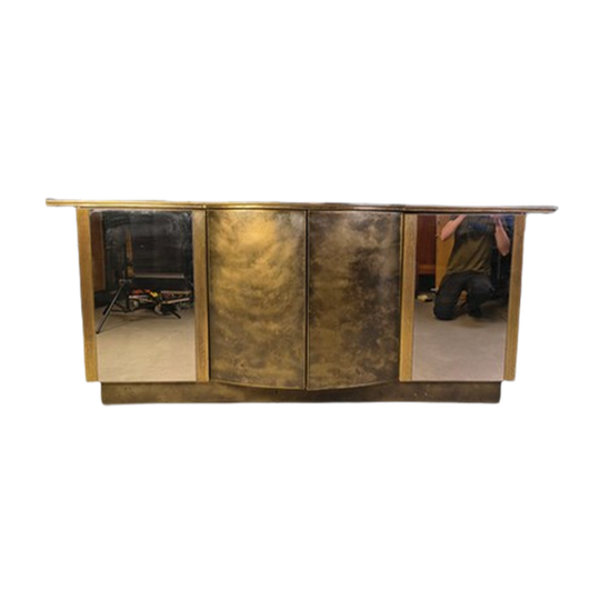 Brass Credenza By Belgochrom, 1980s 1