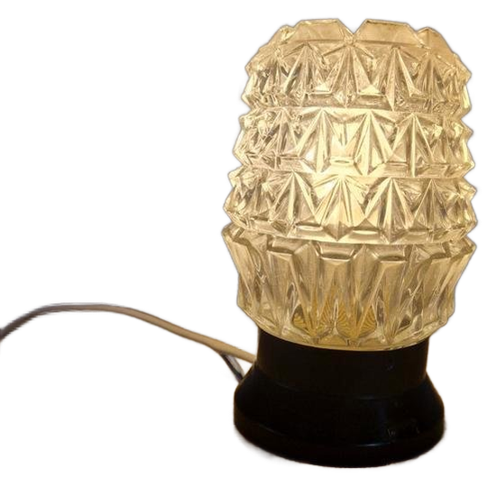 Vintage Plafonniere Glas Jaren 60 1