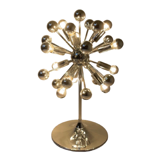 Vintage - Table Lamp - Model Sputnik - Space Age Design / Pop Art - Full Chrome - Multiple In Sto 1