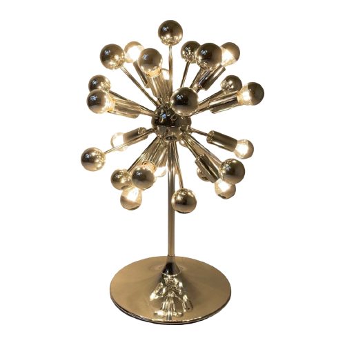 Vintage - Table Lamp - Model Sputnik - Space Age Design / Pop Art - Full Chrome - Multiple In Sto
