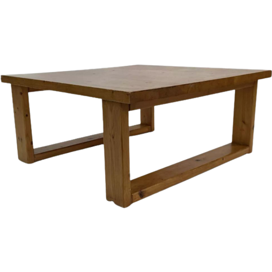 Vintage Salontafel Grenenhout Minimalistisch Jaren 70 1