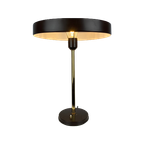 One Of Three Brown And Gold Table Lamp Timor 69 By Louis Kalff For Philips 1970 thumbnail 1