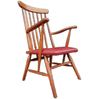 Vintage Spijlenstoel Deens Design Ercol Mid Century Fauteuil thumbnail 1