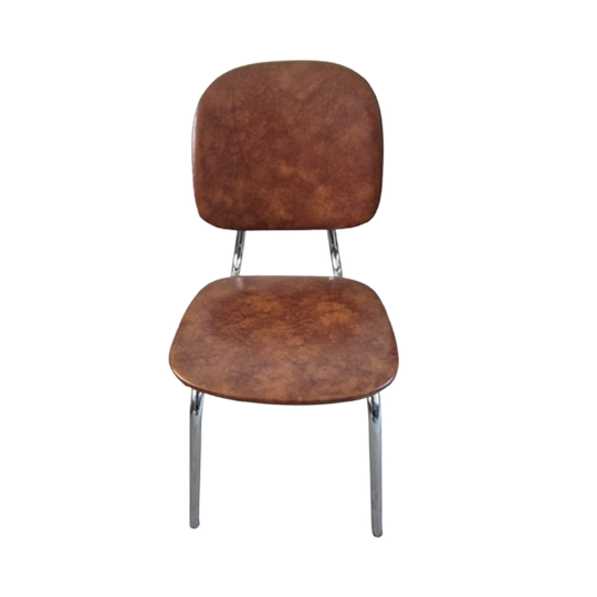 Eetkamerstoelen Vintage Chroom En Kunststof 1