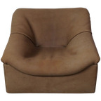 De Sede Ds46 Lounge Fauteuil In Tan/beige Buffelleer, Zwitserland thumbnail 1