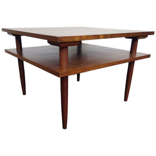 Salontafel Vintage Van Mahonie Hout 1