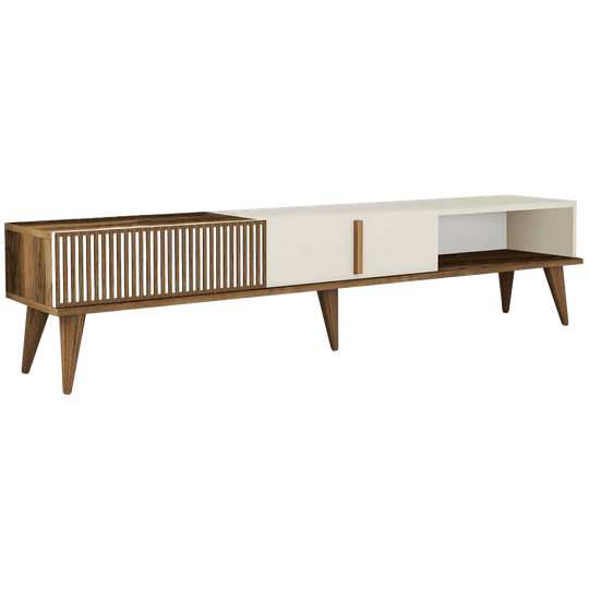 Evila | Originals Milan Lowboard Walnootbruin Crème 1