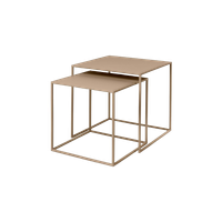 Blomus 2x Bijzettafel Fera Staal Poedergecoat Nomad