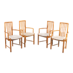 Set Of 4 Danish Dining Chairs / Eetkamerstoelen By Hans J. Frydendal For Boltinge Stolefabrik thumbnail 1