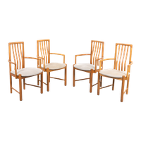 Set Of 4 Danish Dining Chairs / Eetkamerstoelen By Hans J. Frydendal For Boltinge Stolefabrik