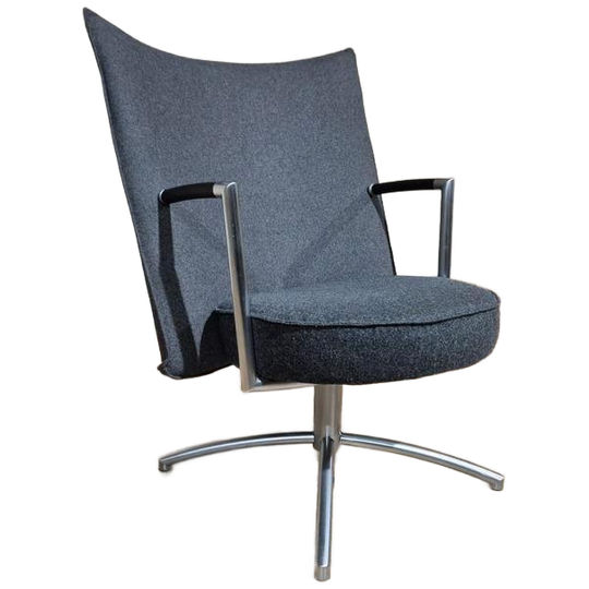 Erik Jorgensen Fauteuil - Partner - Grijs - Stof - Design 1