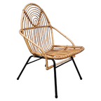 Vintage Fauteuil Fauteuiltje Rotan Stoel Stoelje thumbnail 1