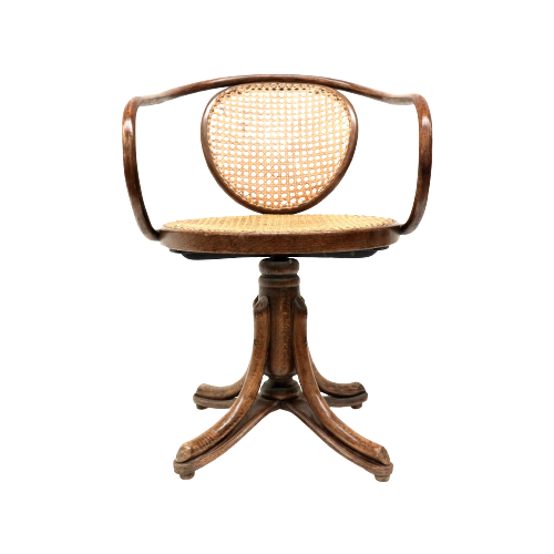 Zeldzame Vintage Model 5501 Bureaustoel Van Thonet Voor Zpm Radomsko