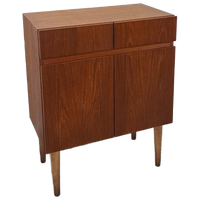 Teak Fineer Kastje Met Lades, Nr. 2