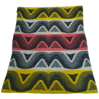 Vintage Plaid/Deken Van Woolly 100 % Wol