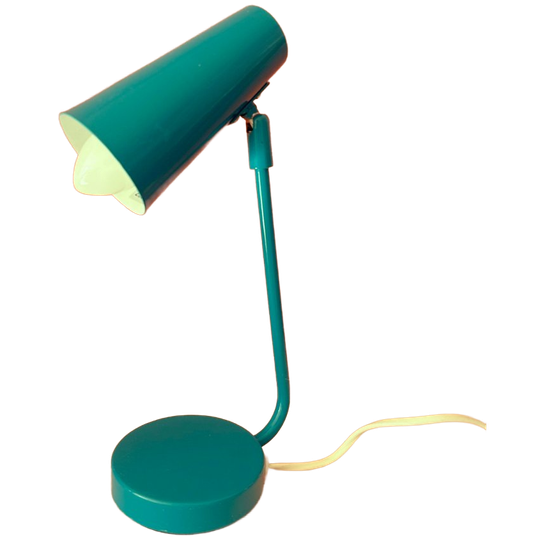 Vintage Hema Lamp – Turquoise – Metaal 1