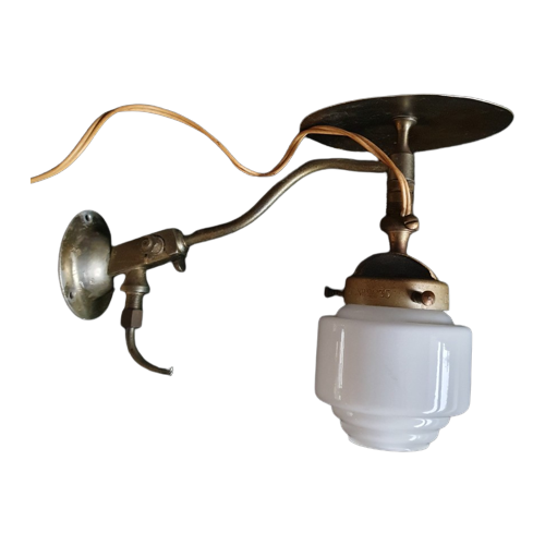Antiek - Wandlamp - Gaslamp Omgebouwd - Bray Gaslicht