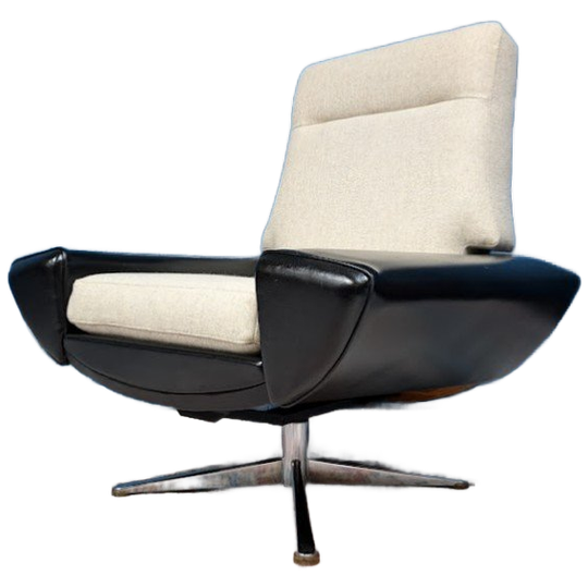 Vintage Space-age Deens Design Fauteuil, <<<brand>>>, Jaren '60 1