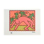 Offset Litho Naar Keith Haring Untitled 113/150 Pop Art Kunstdruk thumbnail 1