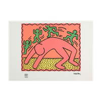 Offset Litho Naar Keith Haring Untitled 113/150 Pop Art Kunstdruk