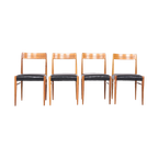 Lübke Houten Eettafelstoelen, 1960S thumbnail 1