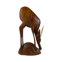 Vintage Hout Gesneden Antilope