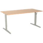 Aspa Bureau, Beuken Blad, 160 X80 Cm, Hoogte Verstelbaar Onderstel D.M.V. Handslinger thumbnail 1