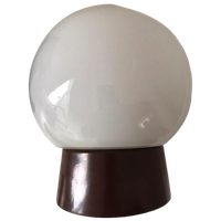 Vintage Glazen Bol Plafonnière / Plafondlamp