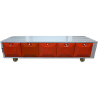 Prachtige Rood Grijs Tv Meubel thumbnail 1