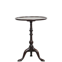Engelse Antieke Bijzet / Wijntafel Met Single Piece Top Uit Begin 19e Eeuw