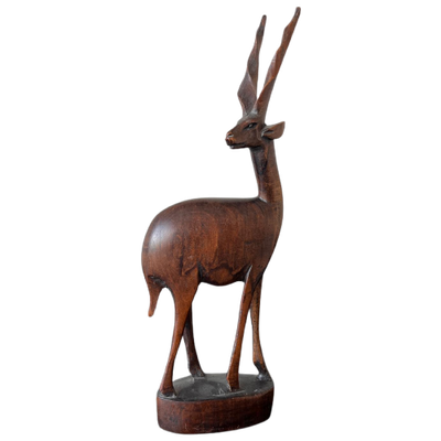 Vintage Houten Antilope, Mid Century