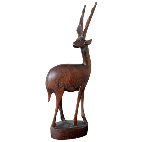 Vintage Houten Antilope, Mid Century