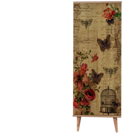 Evila | Originals Filinta Schoenenkast, Houtfineer, Sonoma Eikenbruin 1