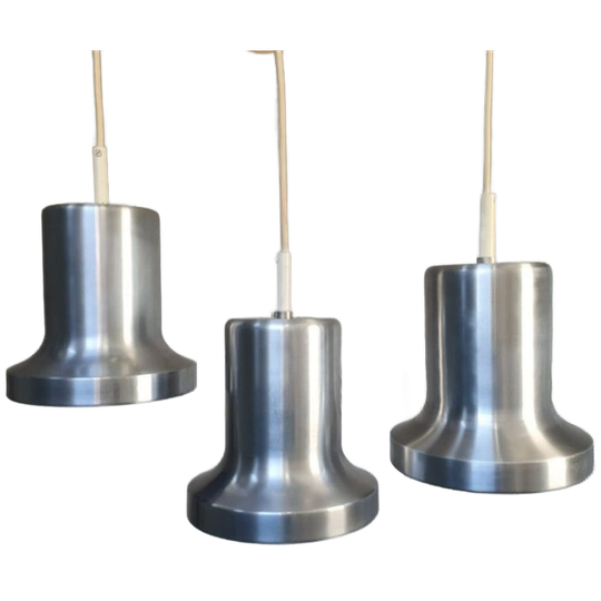 3 X Raak Amsterdam Chromen Hanglampen 1