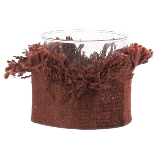 Bazar Bizar | De Oh My Gee Kaarsenhouder - Bordeaux Velvet - S 1