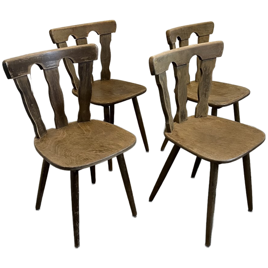 4x Mid Century Stoel 1